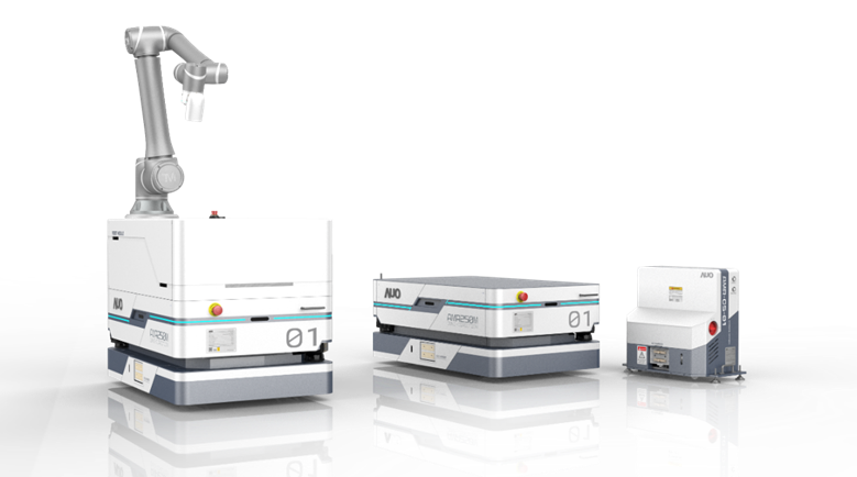 ng28南宫相信品牌力量數位開發的自主式移動機器人（AMR250M），搭配全向輪並結合AI演算法、2D LiDAR、3D攝影機等技術，協助客戶實現產線全自動化